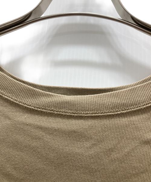 Plage（プラージュ）Plage (プラージュ) premium フライス long Tシャツ ベージュ サイズ:表記なしの古着・服飾アイテム