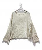 Plage×ateliers francais de confectionプラージュ×ル アトリエフランセ デ コンフェクション）の古着「別注 T-ブラウス2」｜アイボリー