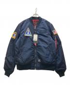 ALPHAアルファ）の古着「MA-1 NASA GEN II CORE SPEC」｜ネイビー