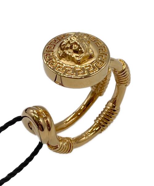 VERSACE（ヴェルサーチェ）VERSACE (ヴェルサーチェ) セーフティー ピン リング ゴールド サイズ:15号 未使用品の古着・服飾アイテム