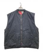MARLBORO COUNTRY STOREマルボロカントリーストア）の古着「リバーシブル キルティングベスト」｜ブラック