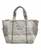 PEARLY GATESパーリーゲイツ）の古着「トートバッグ」｜アイボリー