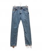 DIESELディーゼル）の古着「フリンジ裾デニムパンツ」｜インディゴ