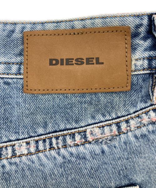 DIESEL（ディーゼル）DIESEL (ディーゼル) フリンジ裾デニムパンツ インディゴ サイズ:W31の古着・服飾アイテム