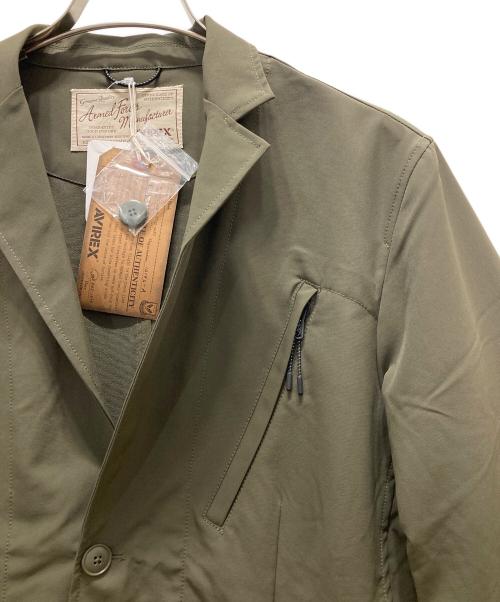 AVIREX（アヴィレックス）AVIREX (アヴィレックス) テーラードジャケット グリーン サイズ:Mの古着・服飾アイテム