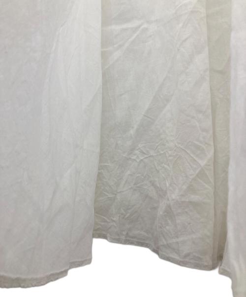 O'NEIL OF DUBLIN（オニールオブダブリン）O'NEIL OF DUBLIN (オニールオブダブリン) リネンロングスカート ホワイト サイズ:UK40の古着・服飾アイテム