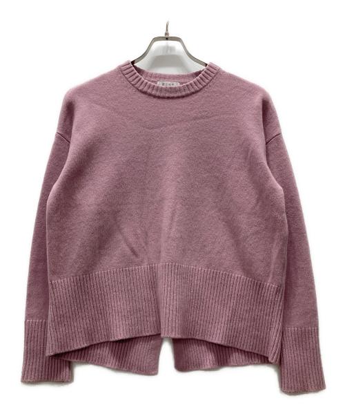 PLST（プラステ）PLST (プラステ) カシミヤ混ニット ピンク サイズ:Mの古着・服飾アイテム