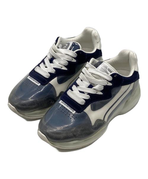 ALEXANDER WANG（アレキサンダー・ワン）ALEXANDER WANG (アレキサンダーワン) AWNYC Stadium Sneaker ネイビー サイズ:36の古着・服飾アイテム