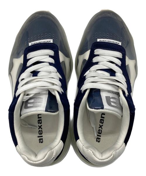 ALEXANDER WANG（アレキサンダー・ワン）ALEXANDER WANG (アレキサンダーワン) AWNYC Stadium Sneaker ネイビー サイズ:36の古着・服飾アイテム