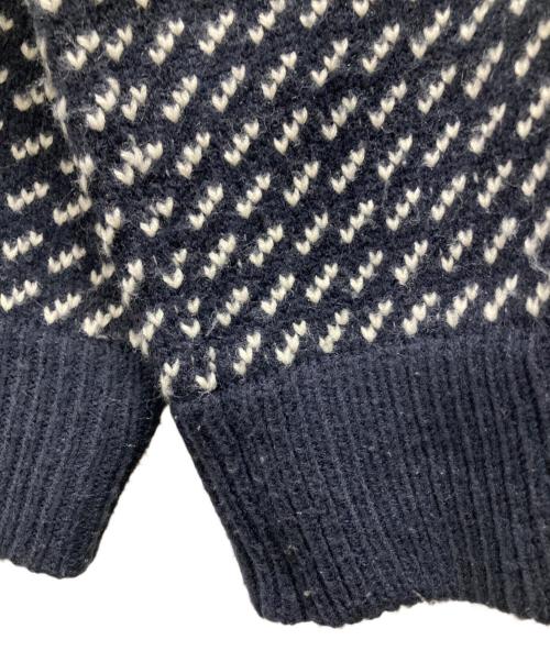 MACOBER（マコバ）MACOBER (マコバ) バーズアイニット ネイビー サイズ:記載無しの古着・服飾アイテム