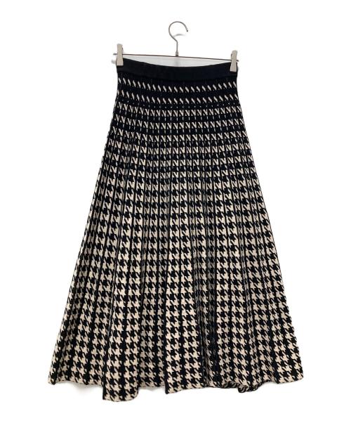 TORRAZZO DONNA（トラッゾドンナ）TORRAZZO DONNA (トラッゾドンナ) リバーシブルスカートチドリ アイボリー サイズ:Fの古着・服飾アイテム