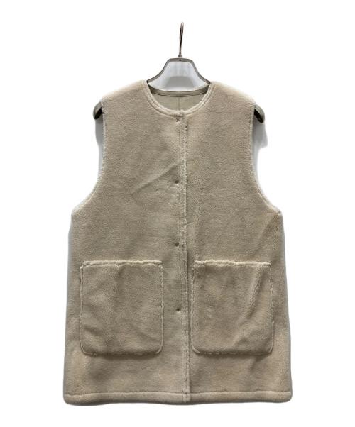 JOURNAL STANDARD（ジャーナルスタンダード）JOURNAL STANDARD (ジャーナルスタンダード) フェイクムートンベスト アイボリー サイズ:FREEの古着・服飾アイテム