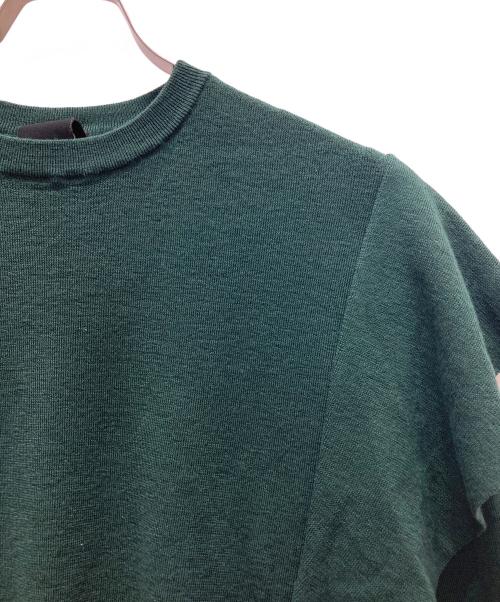 Spick and Span（スピック＆スパン）Spick and Span (スピックアンドスパン) ウォッシャブルウールフリルニット グリーン サイズ:表記無しの古着・服飾アイテム