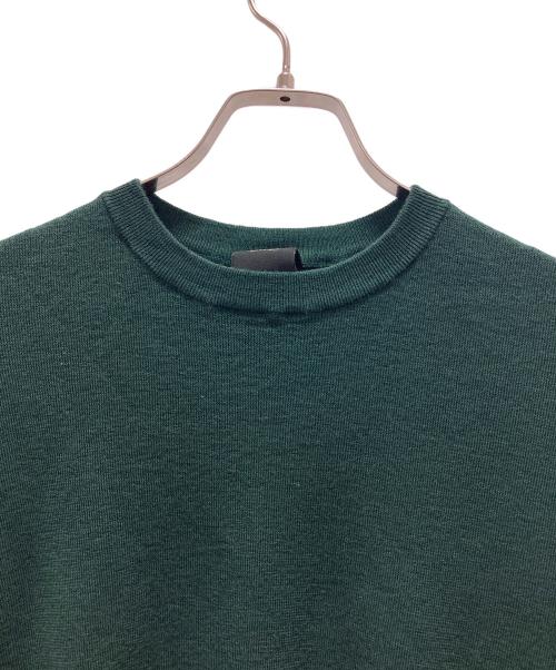 Spick and Span（スピック＆スパン）Spick and Span (スピックアンドスパン) ウォッシャブルウールフリルニット グリーン サイズ:表記無しの古着・服飾アイテム