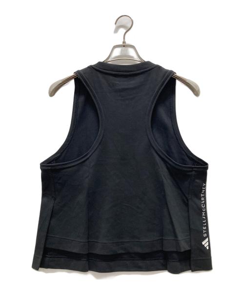 adidas by stella McCartney（アディダス バイ ステラマッカートニー）adidas by stella McCartney (アディダス バイ ステラマッカートニー) ノースリーブカットソー ブラック サイズ:3XLの古着・服飾アイテム
