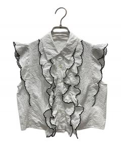 中古・古着通販】cygne (シーニュ) とんがりパフスリーブブラウス