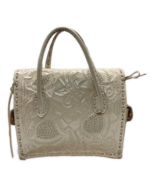 Carving Tribes（カービングトライブス）Carving Tribes (カービングトライブス) ハンドバッグ アイボリーの古着・服飾アイテム