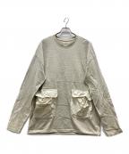 TODAYFULトゥデイフル）の古着「Boyfriend Pocket Pullover」｜ベージュ