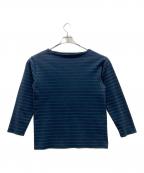 SAINT JAMESセントジェームス）の古着「バスクシャツ」｜ネイビー×グリーン