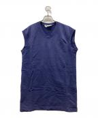 COMME des GARCONS SHIRTコムデギャルソンシャツ）の古着「スウェットベスト」｜ネイビー