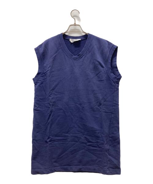 COMME des GARCONS SHIRT（コムデギャルソンシャツ）COMME des GARCONS SHIRT (コムデギャルソンシャツ) スウェットベスト ネイビー サイズ:Mの古着・服飾アイテム