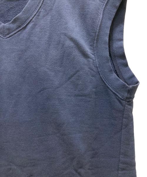 COMME des GARCONS SHIRT（コムデギャルソンシャツ）COMME des GARCONS SHIRT (コムデギャルソンシャツ) スウェットベスト ネイビー サイズ:Mの古着・服飾アイテム