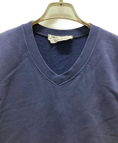 COMME des GARCONS SHIRT（コムデギャルソンシャツ）COMME des GARCONS SHIRT (コムデギャルソンシャツ) スウェットベスト ネイビー サイズ:Mの古着・服飾アイテム