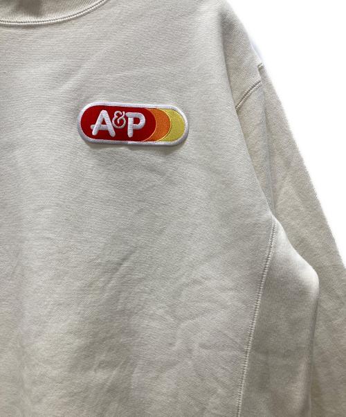 WHITE NOISE（ホワイトノイズ）WHITE NOISE (ホワイトノイズ) プリントスウェット ホワイト サイズ:Lの古着・服飾アイテム