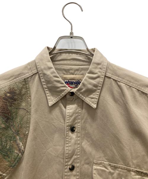 Wrangler（ラングラー）Wrangler (ラングラー) ロング丈シャツ ブラウン サイズ:XLの古着・服飾アイテム