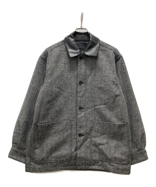 nano・universe（ナノ・ユニバース）nano・universe (ナノ・ユニバース) ツイードライクカバージャケット グレー サイズ:Sの古着・服飾アイテム