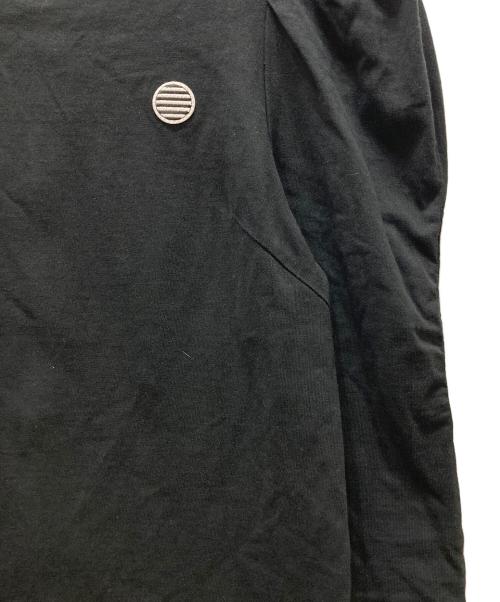 BORDERS at BALCONY（ボーダーズアットバルコニー）BORDERS at BALCONY (ボーダーズアットバルコニー) GRACE SHOULDER TEE ブラック サイズ:36の古着・服飾アイテム