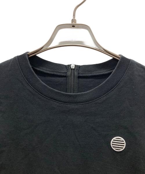 BORDERS at BALCONY（ボーダーズアットバルコニー）BORDERS at BALCONY (ボーダーズアットバルコニー) GRACE SHOULDER TEE ブラック サイズ:36の古着・服飾アイテム