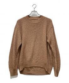 UNFIL（アンフィル）の古着「エジプトコットンアムンゼンニット」｜ベージュ