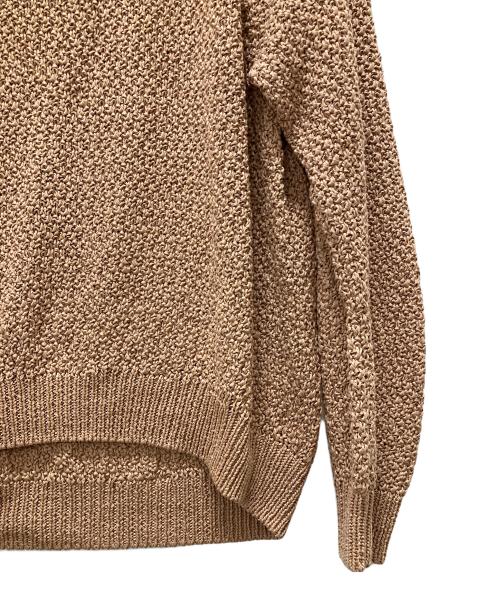 UNFIL（アンフィル）UNFIL (アンフィル) エジプトコットンアムンゼンニット ベージュ サイズ:1の古着・服飾アイテム