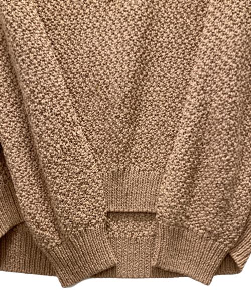 UNFIL（アンフィル）UNFIL (アンフィル) エジプトコットンアムンゼンニット ベージュ サイズ:1の古着・服飾アイテム