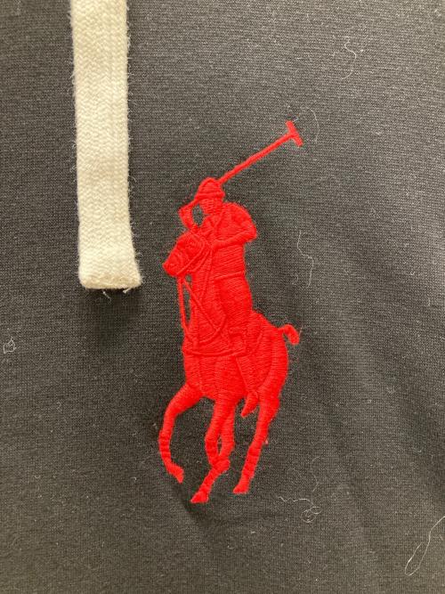 POLO RALPH LAUREN（ポロ・ラルフローレン）POLO RALPH LAUREN (ポロ・ラルフローレン) 裏起毛ジップパーカー ブラック サイズ:XLの古着・服飾アイテム