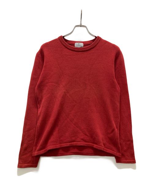 Kennett & Lindsell（ケネットアンドリンゼル）Kennett & Lindsell (ケネットアンドリンゼル) クルーネックニット レッド サイズ:36の古着・服飾アイテム