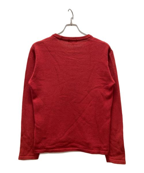 Kennett & Lindsell（ケネットアンドリンゼル）Kennett & Lindsell (ケネットアンドリンゼル) クルーネックニット レッド サイズ:36の古着・服飾アイテム