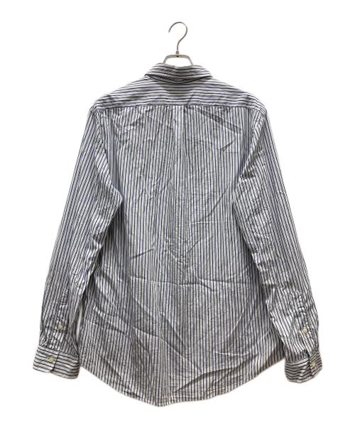 RALPH LAUREN（ラルフローレン）RALPH LAUREN (ラルフローレン) ストライプシャツ ブルー×ホワイト サイズ:XLの古着・服飾アイテム