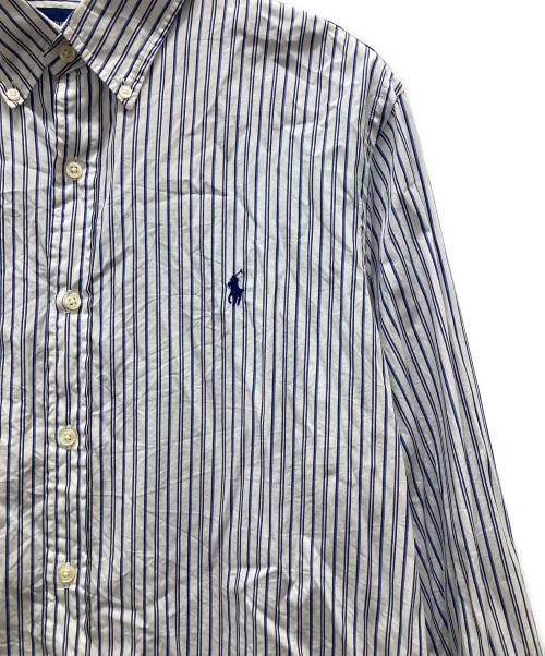 RALPH LAUREN（ラルフローレン）RALPH LAUREN (ラルフローレン) ストライプシャツ ブルー×ホワイト サイズ:XLの古着・服飾アイテム