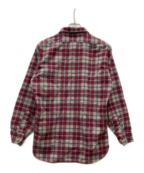 PENDLETON（ペンドルトン）PENDLETON (ペンドルトン) 70-80’sネルシャツ レッド サイズ:Mの古着・服飾アイテム