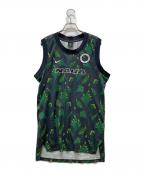 NIKEナイキ）の古着「タンクトップ」｜ブラック×グリーン