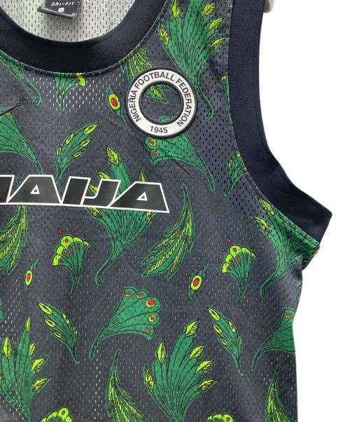 NIKE（ナイキ）NIKE (ナイキ) タンクトップ ブラック×グリーン サイズ:Sの古着・服飾アイテム