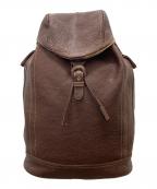 土屋鞄ツチヤカバン）の古着「トーンオイルヌメ ソフトバックパック」｜ブラウン