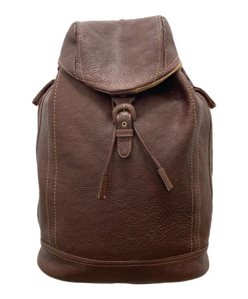 土屋鞄（ツチヤカバン）土屋鞄 (ツチヤカバン) トーンオイルヌメ ソフトバックパック ブラウンの古着・服飾アイテム