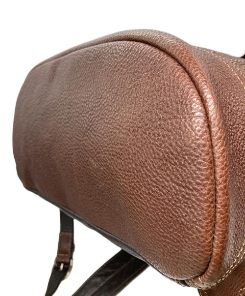 土屋鞄（ツチヤカバン）土屋鞄 (ツチヤカバン) トーンオイルヌメ ソフトバックパック ブラウンの古着・服飾アイテム