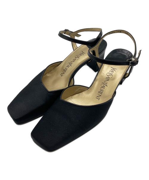 Yves Saint Laurent（イヴサンローラン）Yves Saint Laurent (イヴサンローラン) ストラップパンプス ブラック サイズ:35 1/2の古着・服飾アイテム