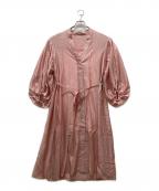 LE PHILル フィル）の古着「シアーローンワンピース」｜ピンク