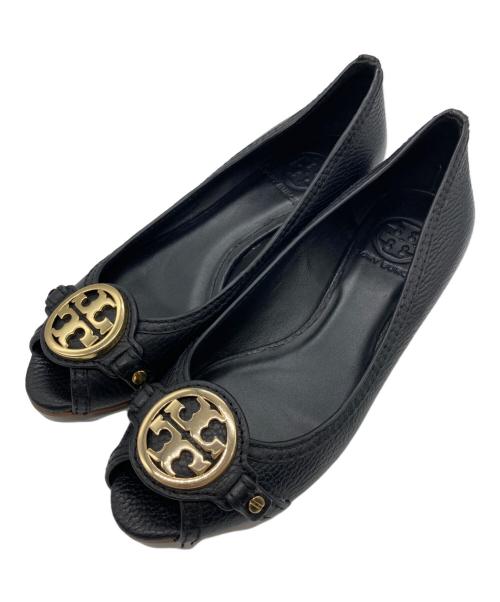 TORY BURCH（トリーバーチ）TORY BURCH (トリーバーチ) ヒールパンプス ブラック サイズ:6 2/1の古着・服飾アイテム