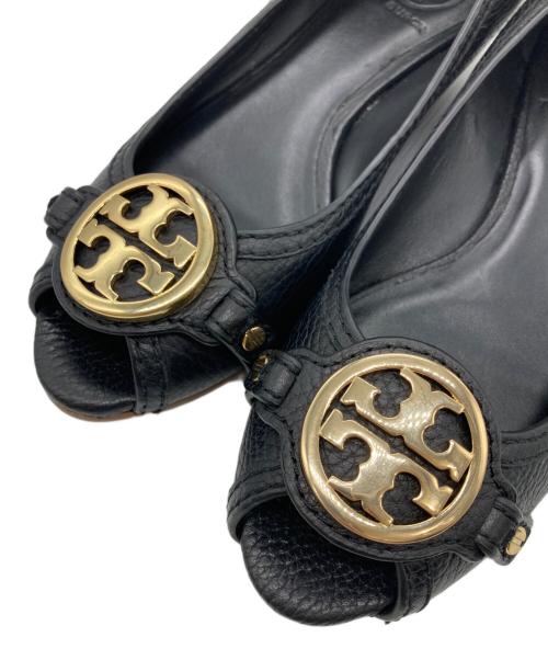 TORY BURCH（トリーバーチ）TORY BURCH (トリーバーチ) ヒールパンプス ブラック サイズ:6 2/1の古着・服飾アイテム